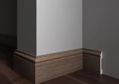 Плинтус 005-92SH DD, полиуретан ,размер: длина 2400 мм., толщина 13 мм., высота 79 мм.,Россия