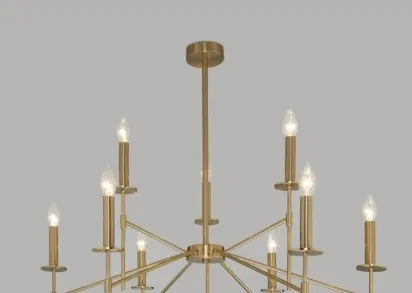 Потолочная люстра Eurosvet 60142/9 латунь