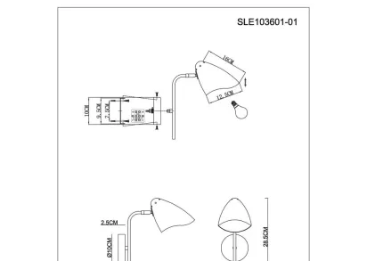 Бра Evoluce Satta SLE103601-01