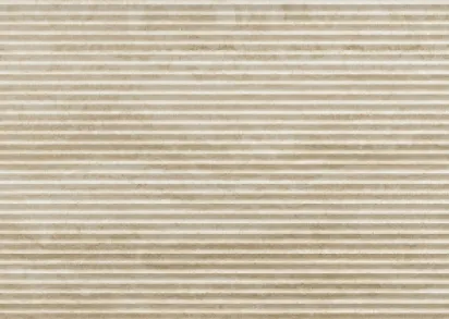 Плитка RCUT Travertino Wall Struttura 3D Pli Vein Beige Rett 40x120