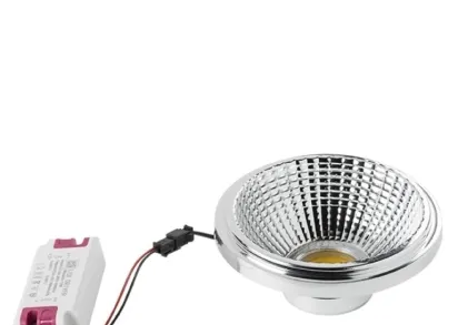 Лампа светодиодная Lightstar LED AR111 12W 3000K полусфера хром 932132
