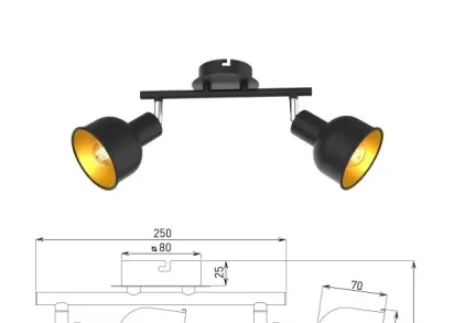 Спот Rivoli Jessica 7050-702 Б0054672