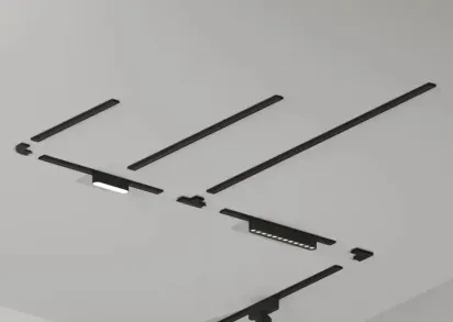 Соединитель шинопровода прямой ZZOK Nemo Black N-SC-BK