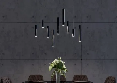 Подвесной светодиодный светильник Elektrostandard Base 50248 LED 7W 4000K черный a064188