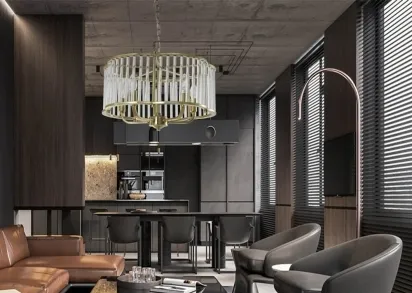 Подвесная люстра Lumien Hall Lenora LH3062/5P-CO-CL