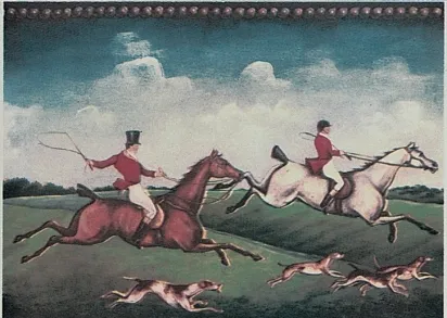 Плитка B FOX B Fox Hunting B (Two Riders) 15x20