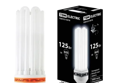 Лампа энергосберегающая TDM Electric E40 125W 4000K матовая SQ0323-0078