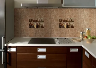 Плитка C-CT2K301 Coctail Декор светло-бежевый Гранат 20x30