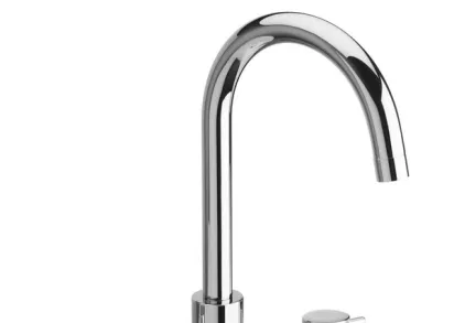 Смеситель Paini Cox 78CR214P для раковины, на 3 отверстия, с донным клапаном, хром