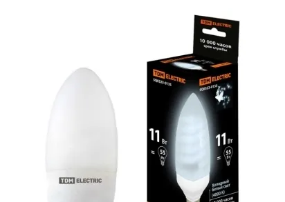 Лампа энергосберегающая TDM Electric Е14 11W 4000K матовая SQ0323-0135