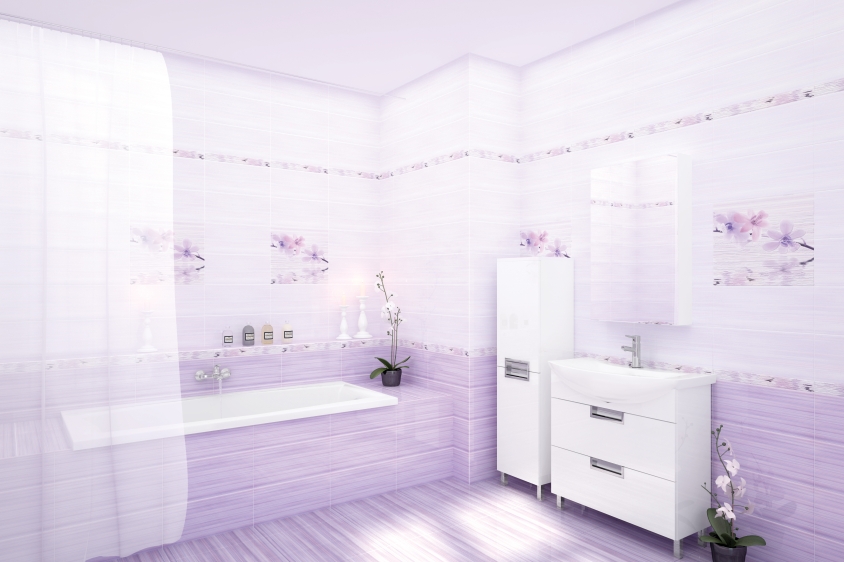 Плитка MC1J321DT Miracle сиреневый 5x44